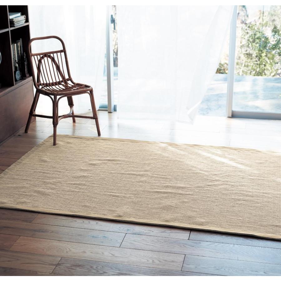 ラグ カーペット ラグマット マット 夏 インド綿混ラグ ベージュ 約130 190 洗濯機で洗える 風合い お洒落 フロアマット フロア 洗える F 001 ベルメゾン インテリア Yahoo 店 通販 Yahoo ショッピング