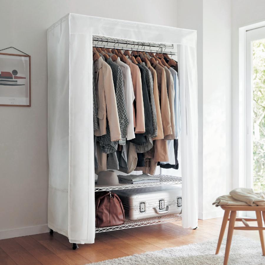 59 Off ハンガーラック カバー付き ダブル 91cm 頑丈 収納 おしゃれ リビング 寝室 部屋 ラック コート 衣類収納 チェスト Supplystudies Com