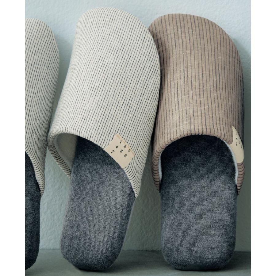 スリッパ ルームシューズ 洗える 綿混素材 M L メンズ レディース ユニセックス 裏面スエード調素材 おしゃれ シンプル ストライプ F 01 ベルメゾン インテリア Yahoo 店 通販 Yahoo ショッピング