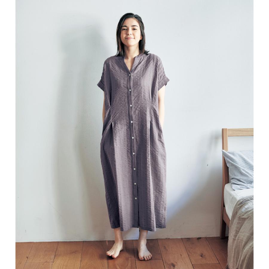 パジャマ ワンピース 半袖 レディース M L Ll 3l おしゃれ 吸水性 夏 寝汗 ワンピースパジャマ 前開き レディースパジャマ 春夏 半袖パジャマ F955 01 ベルメゾン インテリア Yahoo 店 通販 Yahoo ショッピング