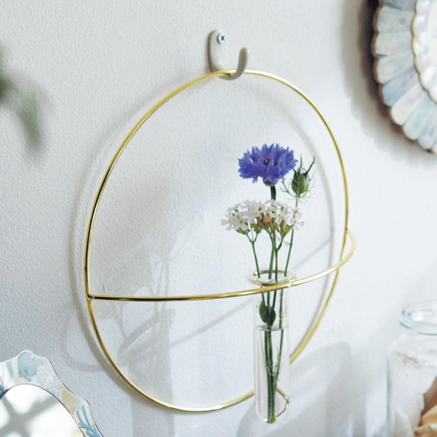 花器 壁掛け ワイヤー ガラスチューブ おしゃれ 壁面 シンプル 一輪挿し 花瓶 玄関 リビング インテリア 雑貨 F 001 ベルメゾン インテリア Yahoo 店 通販 Yahoo ショッピング