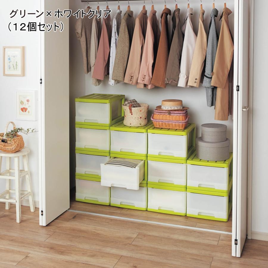 収納 クローゼット収納 クローゼットケース 12個 衣類収納 収納