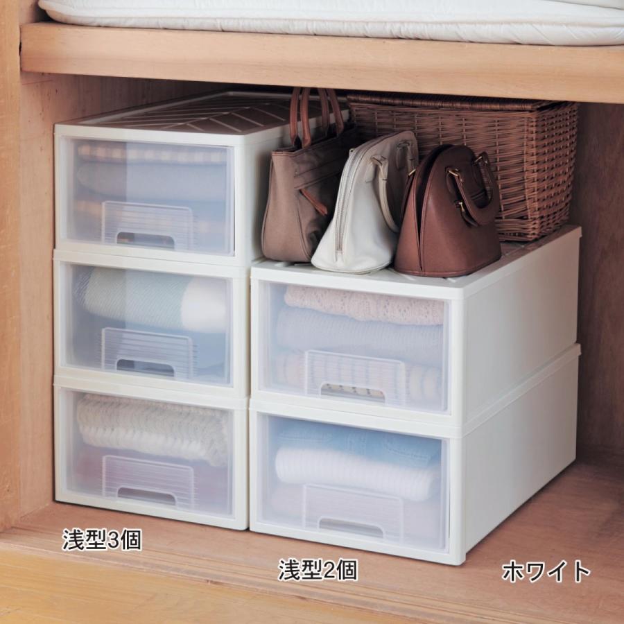 衣装ケース 収納ケース 奥行ロングクローゼット用ケースセット