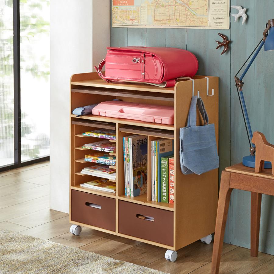 ベルメゾン（BELLE MAISON） ランドセルラック 収納 ランドセル収納 棚