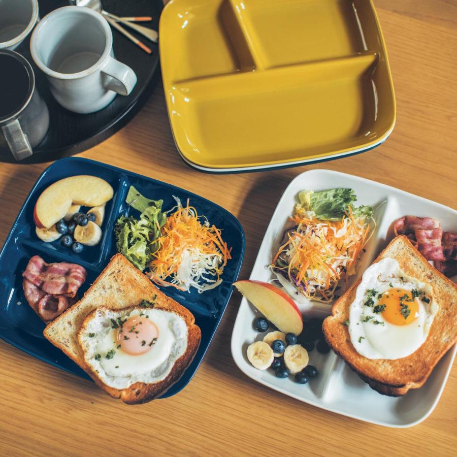 楽天カード分割 食器 仕切り皿 皿 区切り 角型 プレート ランチプレート スクエア 深い 深め 電子レンジ 食器洗浄機対応 日本製 ワンプレート カフェ風 お家ごはん Riosmauricio Com