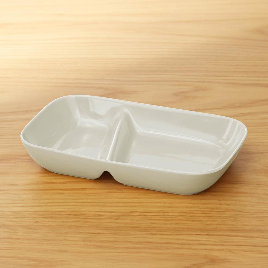 皿 食器 ランチプレート 深め すくいやすい 仕切りプレート 日本製 スタッキング プレート 平皿 仕切り キッチン テーブルウェア 食卓 シンプル おしゃれ | ベルメゾン | 11