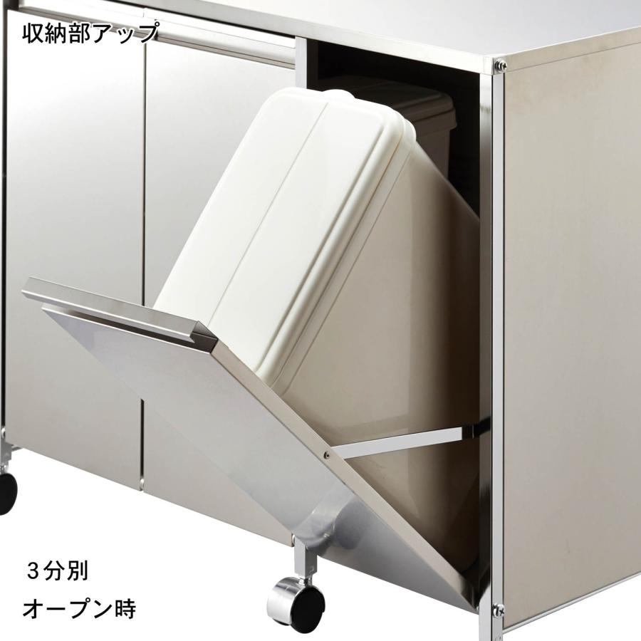 FRAMES&SONS フレームズアンドサンズ ステンレス分別ダストボックス 3