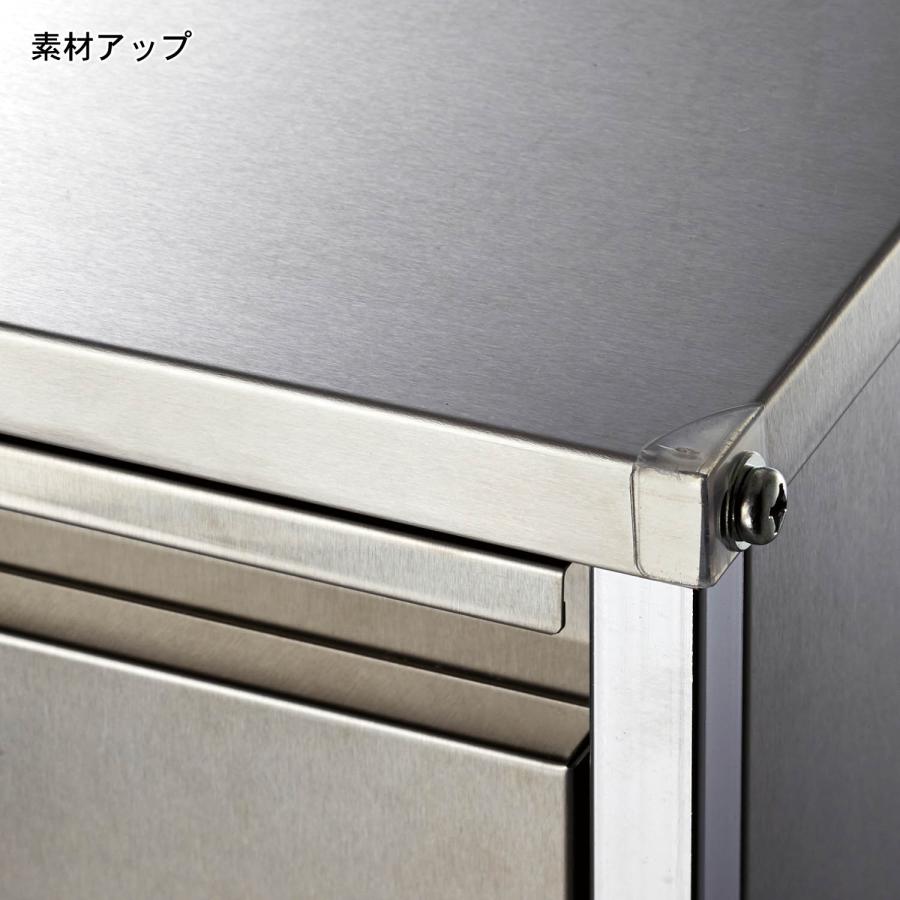【未使用】FRAMES＆SONS（フレームズ・アンド・サンズ）ダストボックス FRAMES&SONS フレームズアンドサンズ ステンレス分別ダストボックス 3