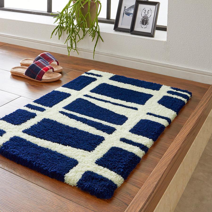 Finlayson（フィンレイソン） 玄関マット マット 洗える 約45×70 柄