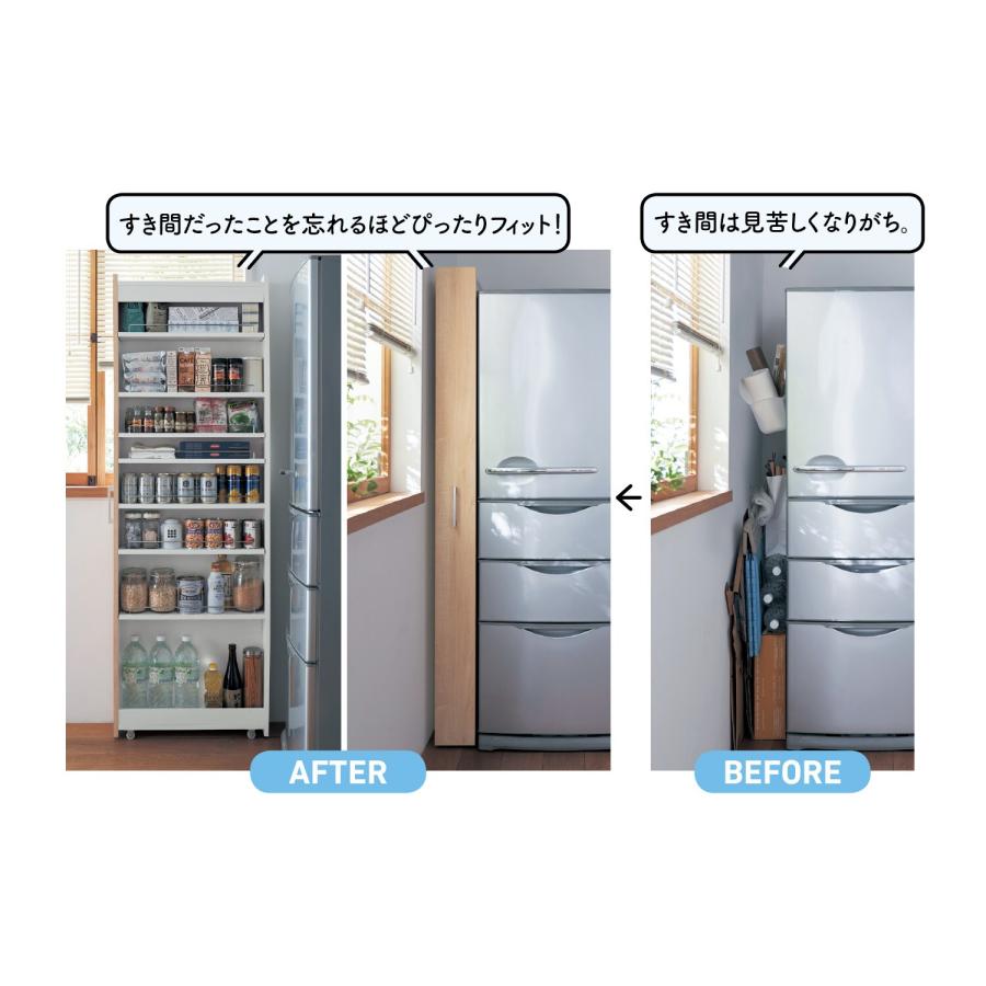 定価14,900円　ベルメゾン　キッチン隙間ワゴン 幅10㎝ SNSで話題】 8サイズから選べるキッチン隙間収納ワゴン ＜幅10～30cm