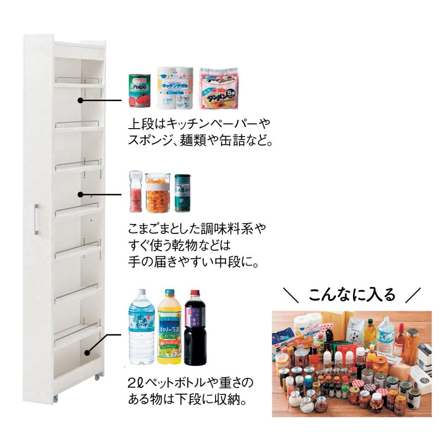 ベルメゾン（BELLE MAISON） ワゴン キッチンワゴン キャスター付き 
