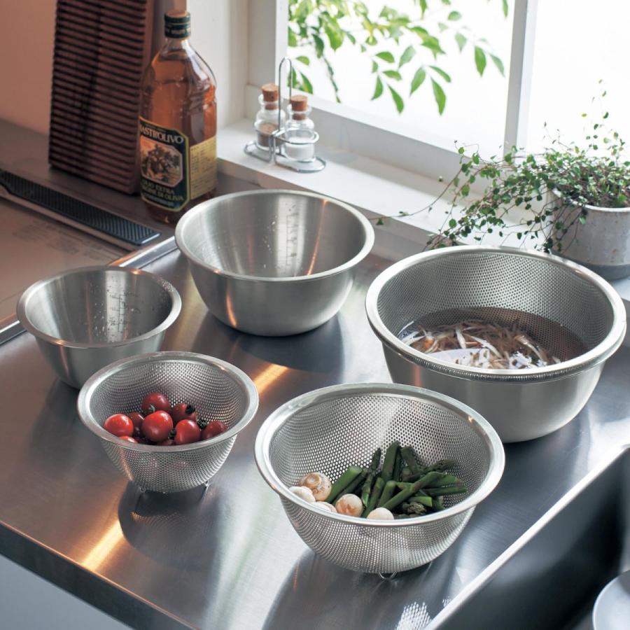 ステンレス製 ザル 4個セット 業務用 厨房 キッチン用品 台所用品 料理 調理器具 N0465 楽天市場】ザル＆ボウル4点セット 15cm 18cm 郷技 ステンレス製 日本製