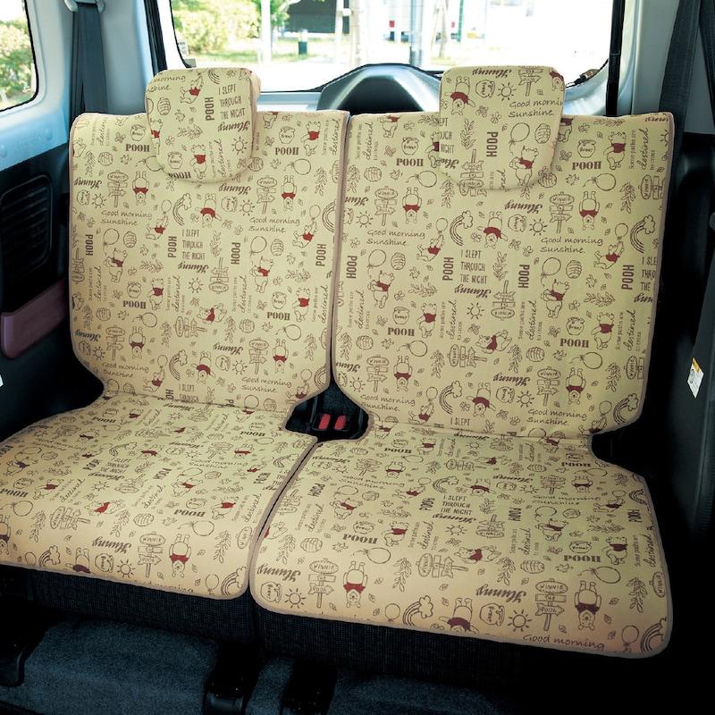 Disney（ディズニー） カーシートカバー 車シートカバー 軽自動車用 撥 