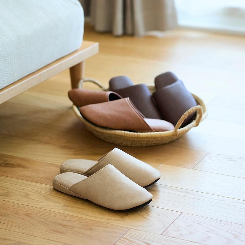 ベルメゾン（BELLE MAISON） スリッパ ルームシューズ 室内 来客用