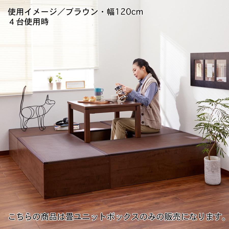 ボックス 収納ボックス 樹脂畳 畳 ユニットボックス 組み合わせ ロー
