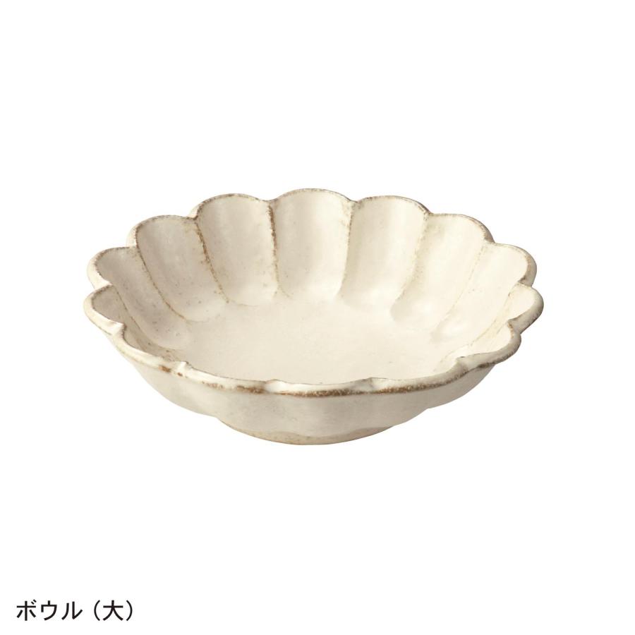 皿 食器 菊 リンカ 白練 美濃焼 カネコ小兵製陶所 レンジ可 食洗機可