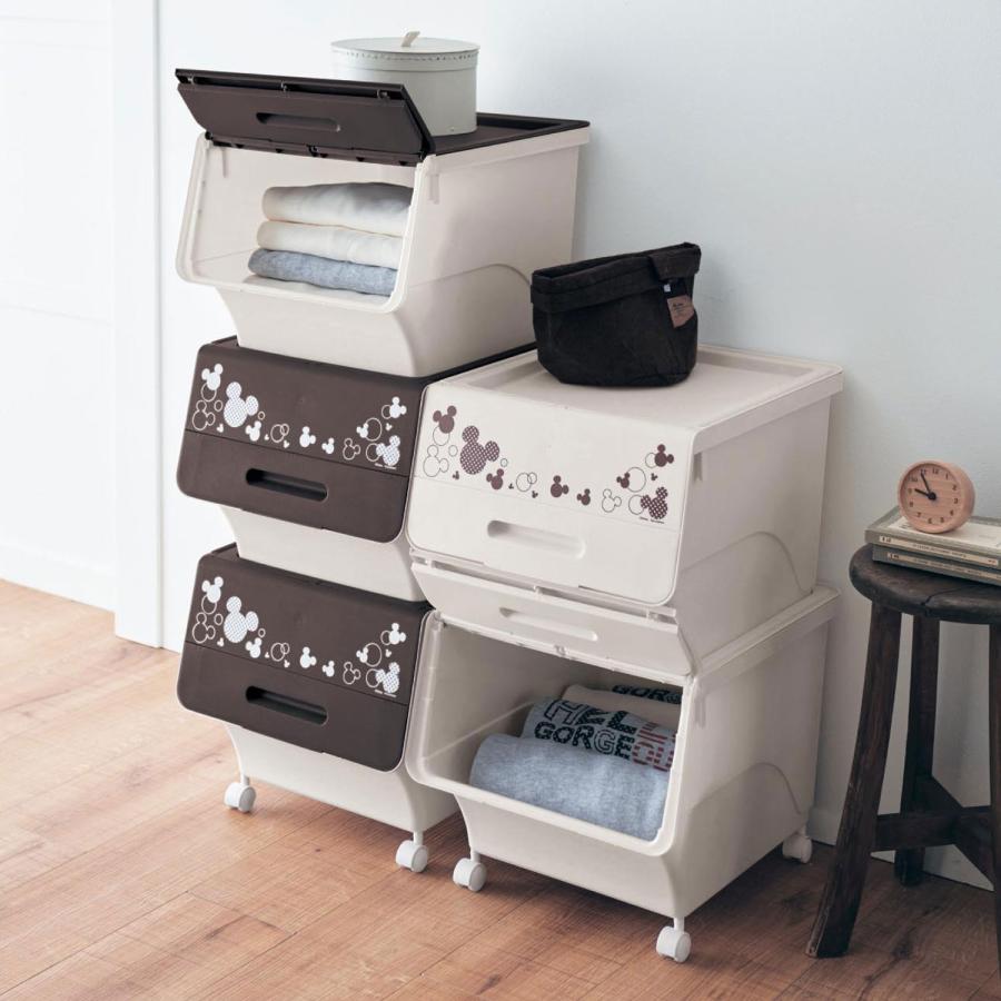 Disney 収納ケース 収納ボックス フタ付き 衣類収納 小物収納