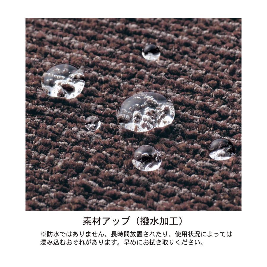 ソファーカバー 3人掛け 肘掛あり フルセット 分割タイプ ストレッチ素材 洗える ずれにくい 撥水 ミックスツイード調 シンプル リビング ダイニング おしゃれ_12
