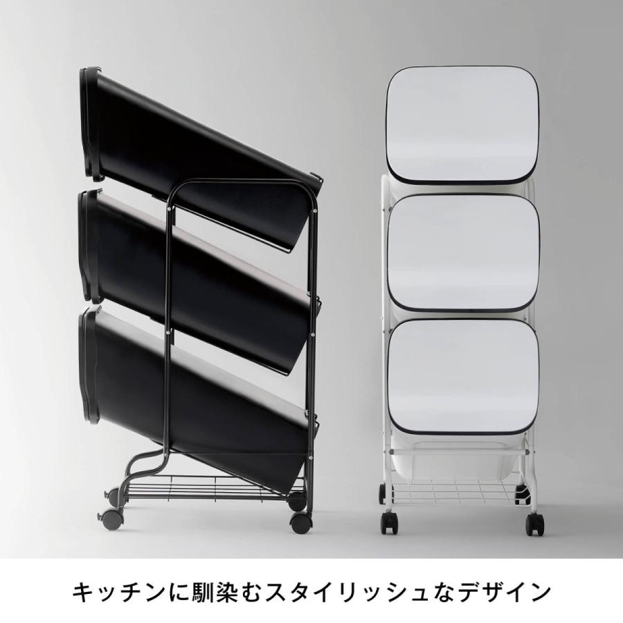ゴミ箱 ごみ箱 キッチンゴミ箱 分別 ダストボックス キャスター付き 積み重ね キッチン 台所 シンプル おしゃれ 省スペース 新生活 5段_9