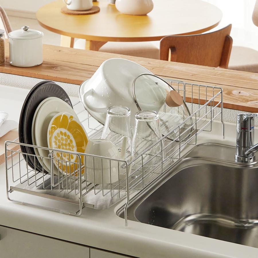 ベルメゾン（BELLE MAISON） 水切りラック 水切りかご 水切ラック