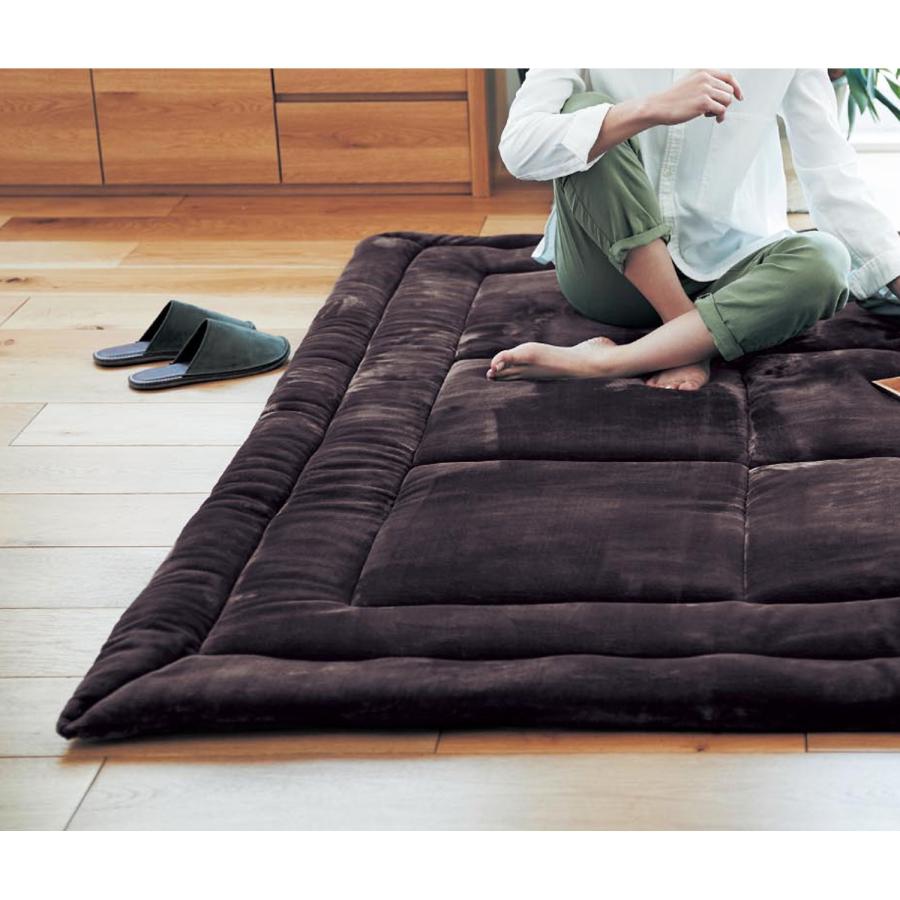 ベルメゾン（BELLE MAISON） こたつ敷き布団 長方形 厚手 敷布団 約190