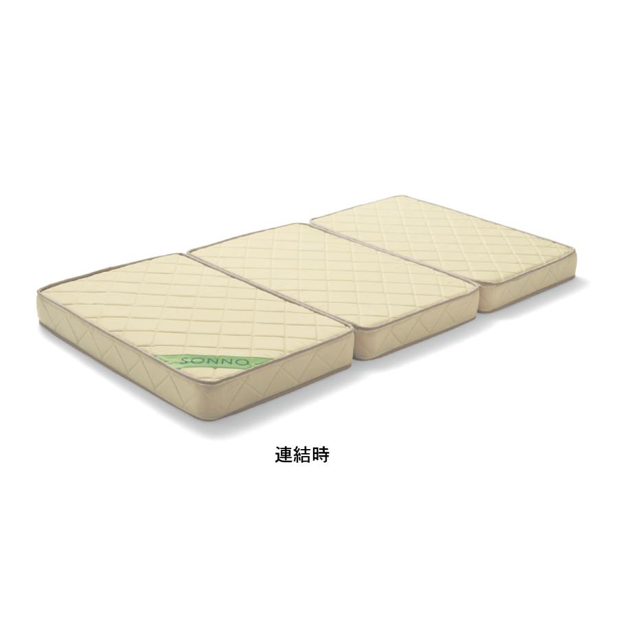 ３分割ポケットコイルマットレス ダブル