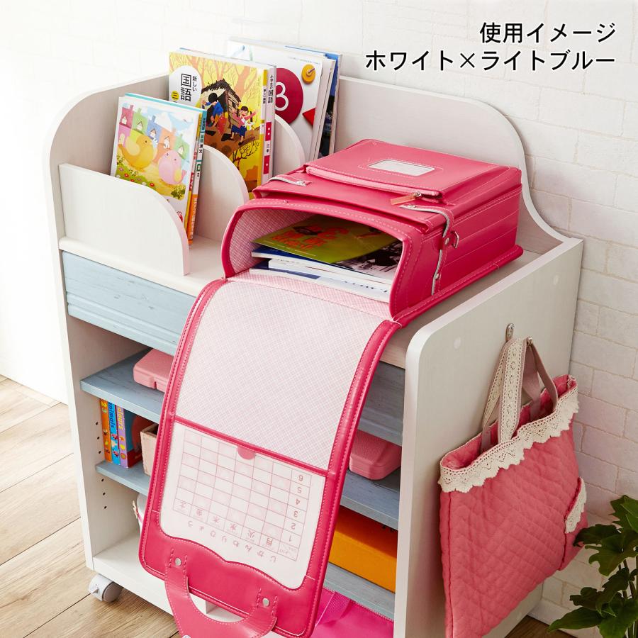 ランドセルラック キャスター付き ランドセル収納 子供部屋家具 収納
