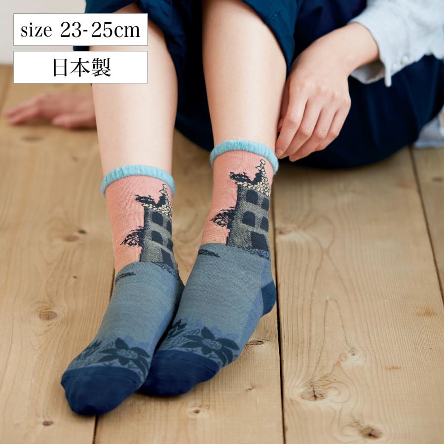 MOOMIN ソックス 靴下 レディース 女性 柄 デザイン ムーミン 