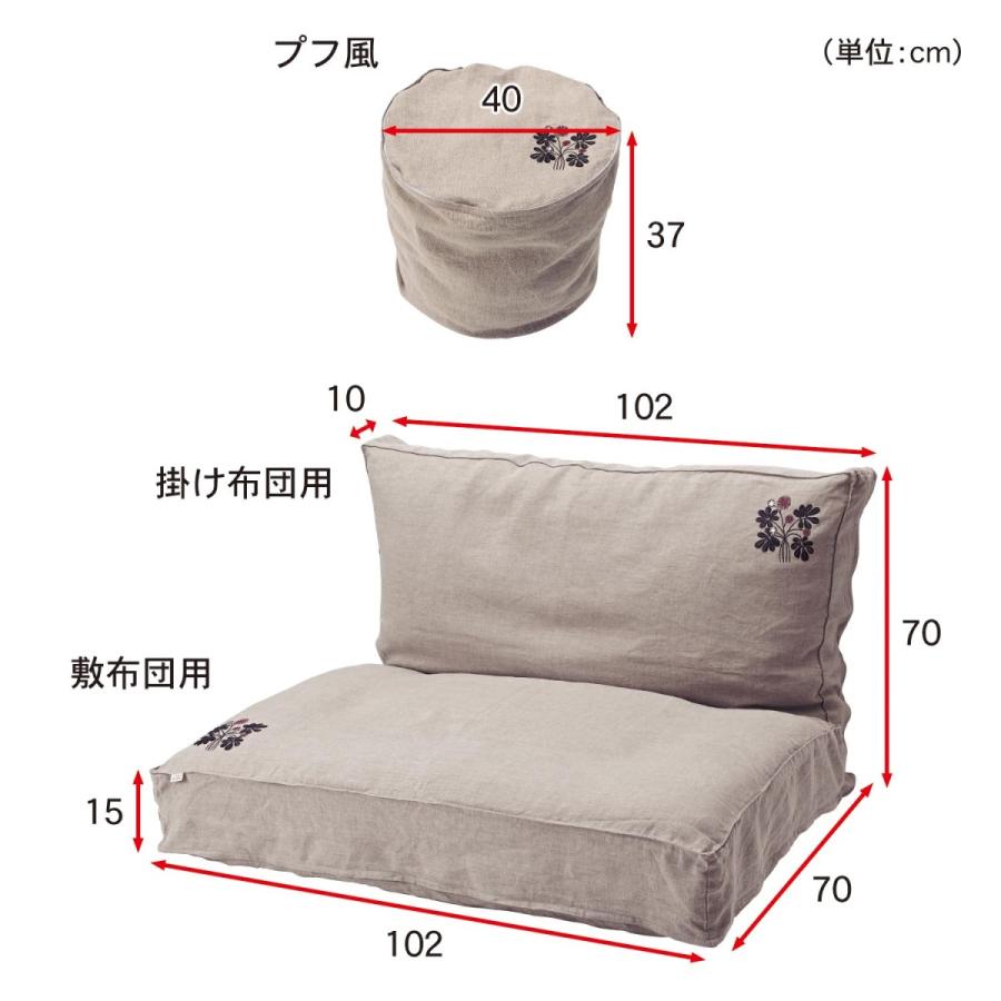ベルメゾン（BELLE MAISON） 布団収納袋 収納袋 収納 袋 寝具収納 収納