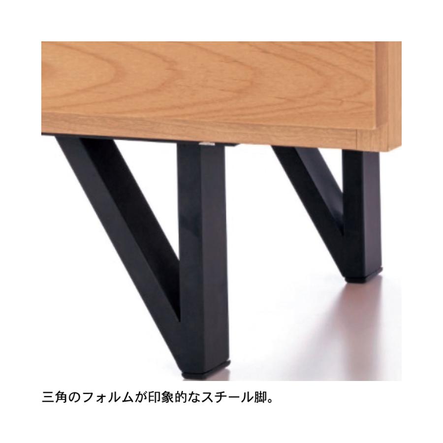 キャビネット キャビネットボード サイドボード 収納 収納家具 棚 家具 天然木 アルダー材 脚付き 可動棚 リビング ダイニング 日本製 A 幅80 おしゃれ 新生活の画像