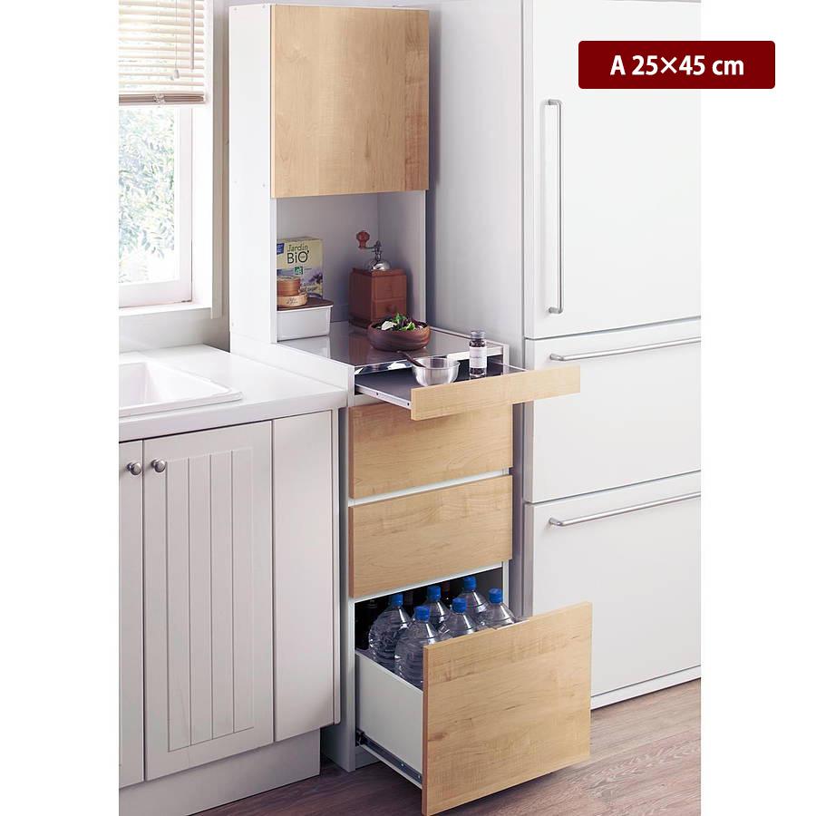 ベルメゾン 隙間収納 キッチンラック キッチン 収納 25cm おしゃれ