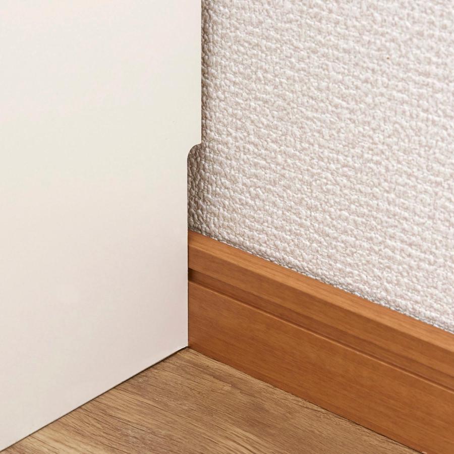 ランドリーラック 洗面所 収納 チェスト サニタリーチェスト 棚 収納チェスト ハンガーバー シンプル 収納 タオル収納 タオルが干せる 脱衣所 F/80×40cmの画像