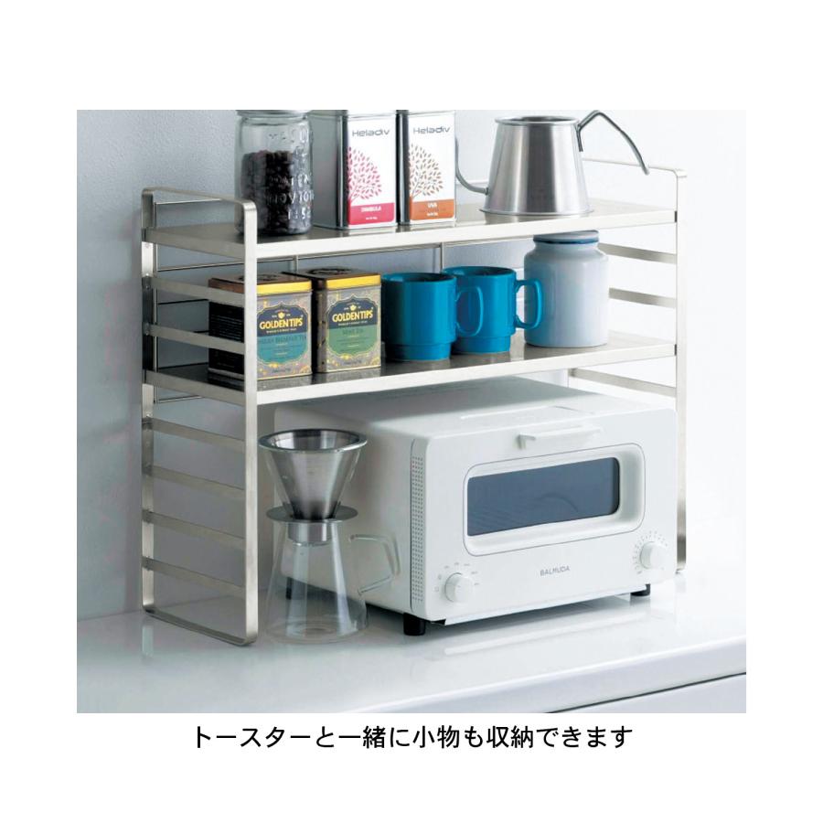 キッチンラック コンロ 頑丈 ステンレス製 日本製 幅40cm 収納 収納