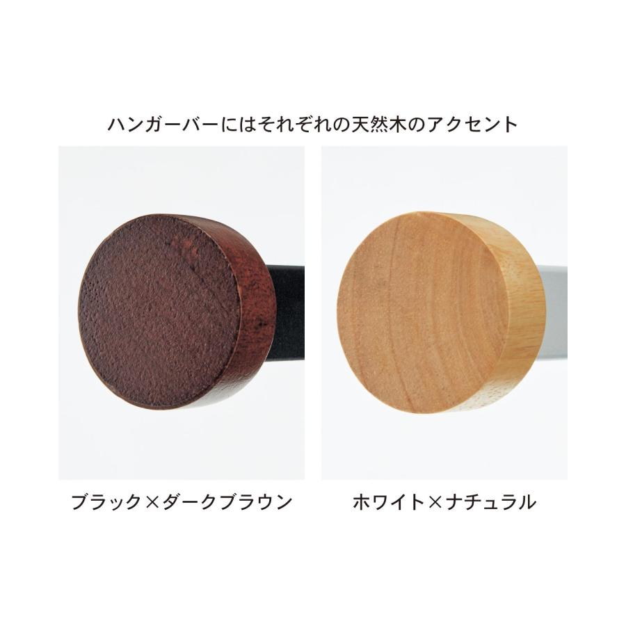 ハンガーラック ハンガースタンド ハンガーポール ラック 収納 衣類収納 吊り下げ 省スペース キャスター付き コンパクト シンプル 玄関 寝室 おしゃれ 新生活_9