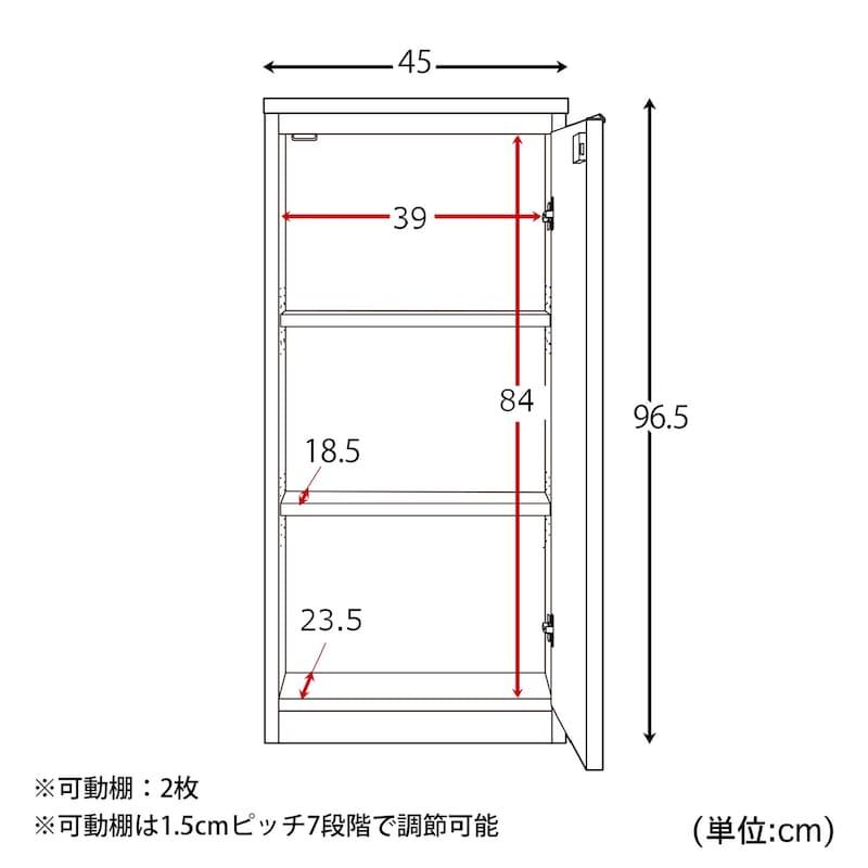 ラック 棚 チェスト 収納 収納家具 同人誌ラック マガジンラック シンプル 大量収納 B5 デザイン ロータイプ 鍵付き リビング 自室 幅45cm おしゃれ 新生活｜bellemaison｜03