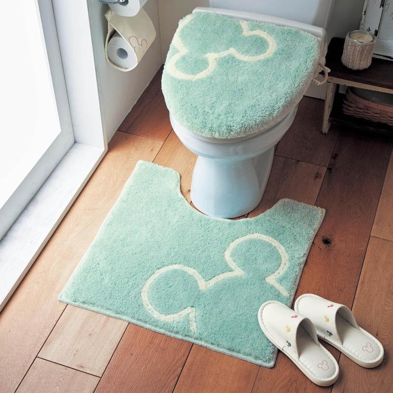 Disney（ディズニー） トイレマットセット キャラクター かわいい 消臭