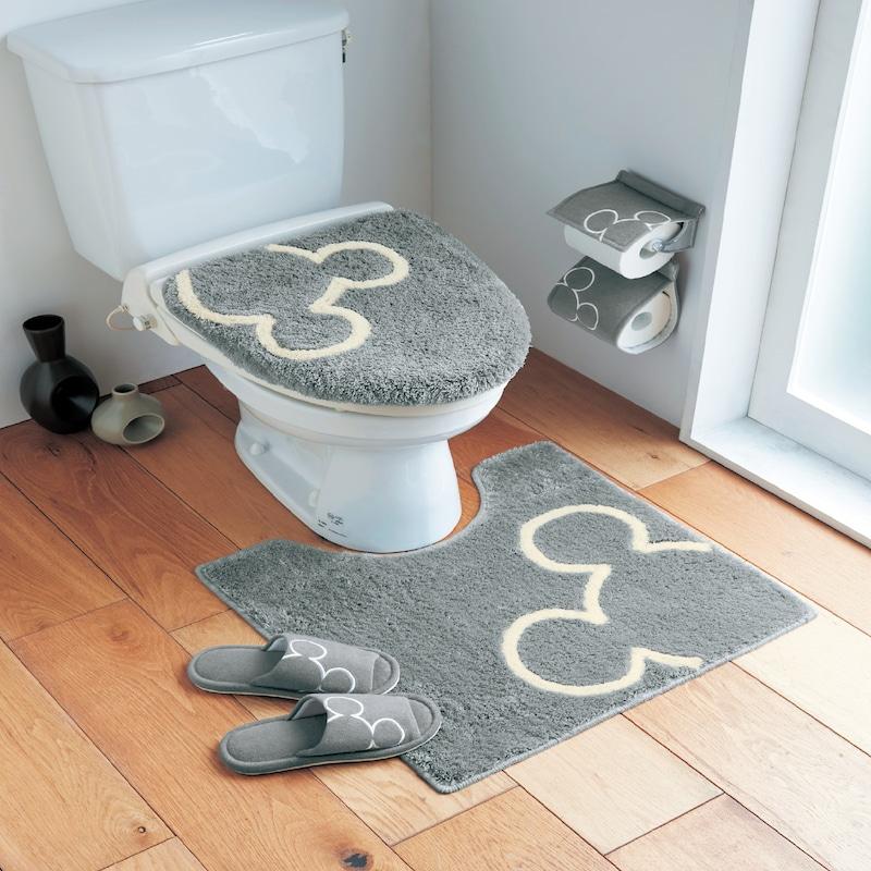 Disney（ディズニー） トイレマット セット キャラクター 消臭 トイレ