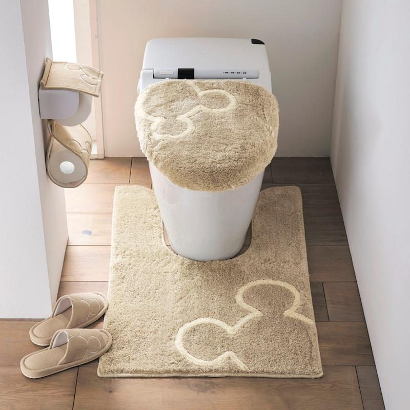 Disney（ディズニー） トイレマット ロング セット キャラクター 消臭