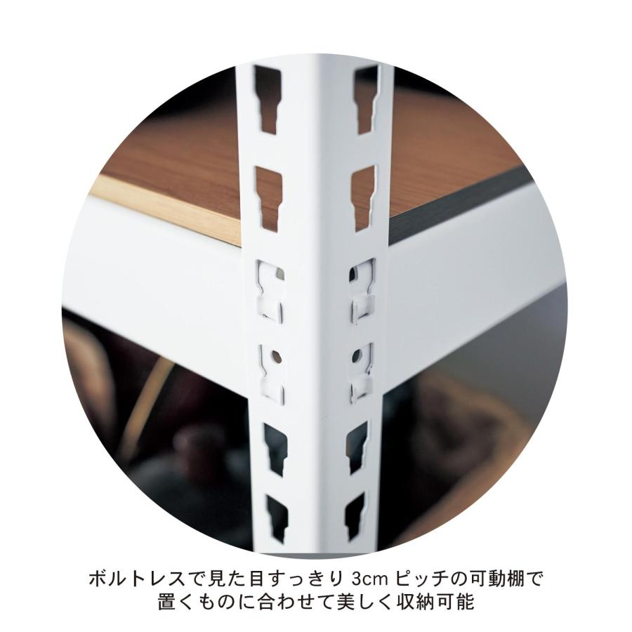 スチールラック メタルラック 棚 ラック 81cm オープンラック 収納棚