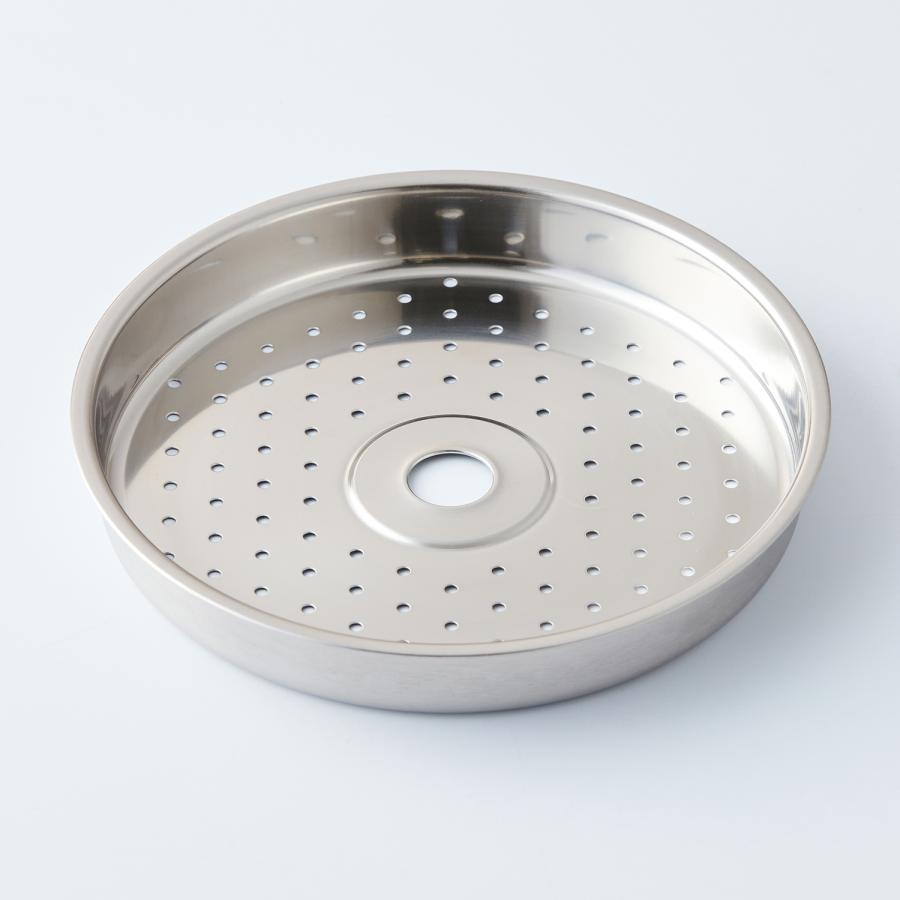 鍋 両手鍋 ガス火対応 直火対応 IH対応 キッチンツール 調理器具 ごはん炊ける share with Kurihara harumi シェアウィズクリハラハルミ スチームプレート付きの画像