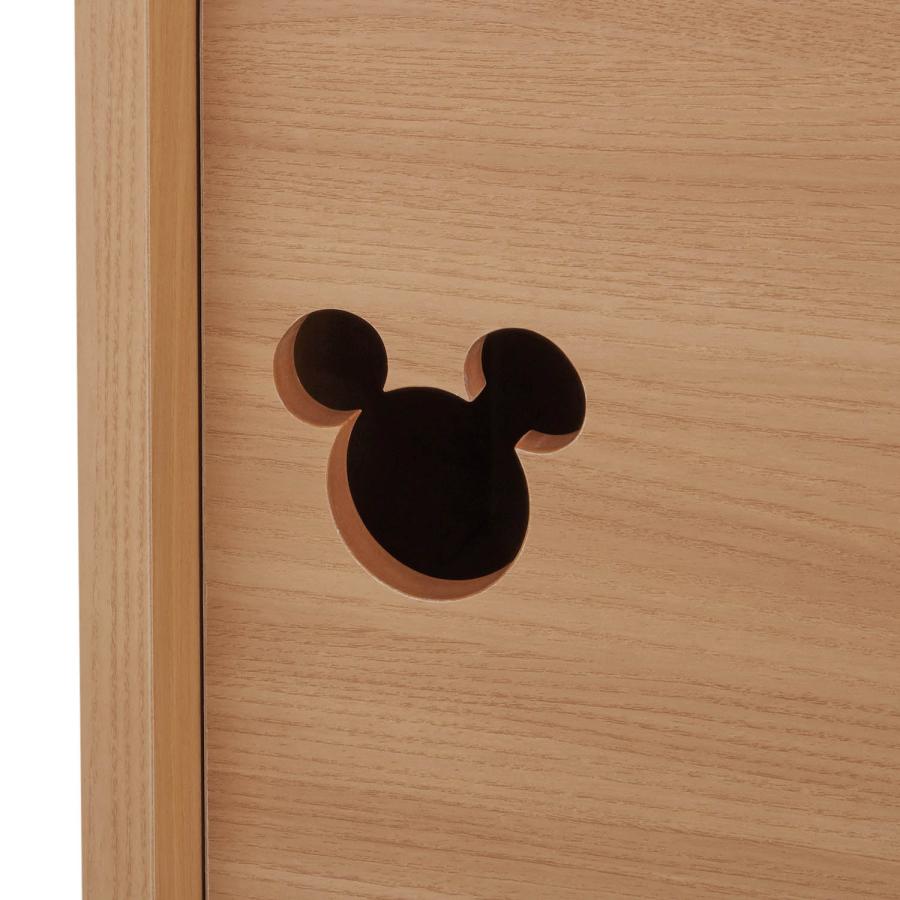 Disney（ディズニー） キャビネット カウンター下キャビネット 引き戸 