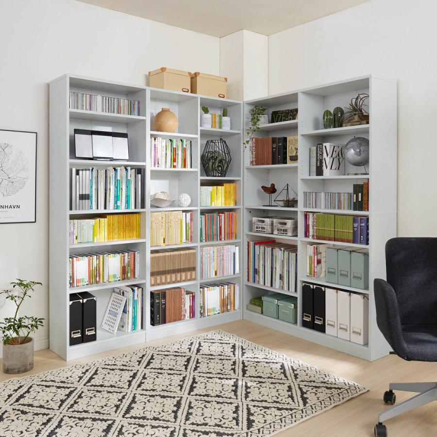 ベルメゾン（BELLE MAISON） 本棚 大容量 棚 ブックシェルフ ブック