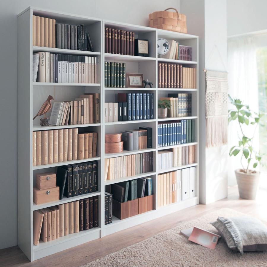 ベルメゾン（BELLE MAISON） 本棚 大容量 棚 ブックシェルフ ブック