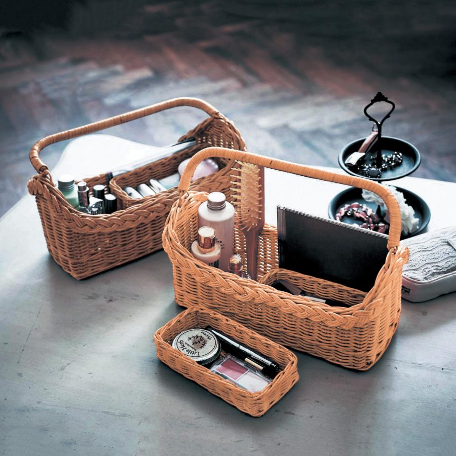 ベルメゾン（BELLE MAISON） バスケット カゴ かご 収納 収納小物