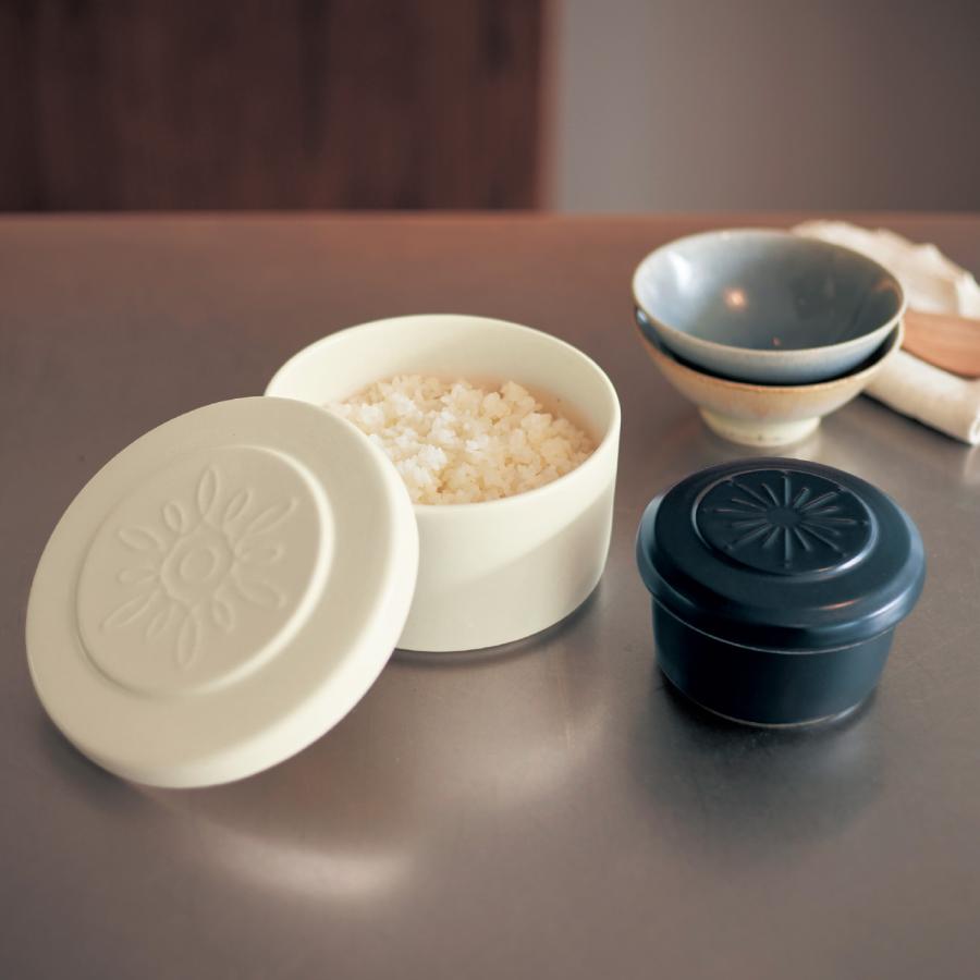 キャニスター 保存容器 陶器のおひつ 0．5合 : ベルメゾン Yahoo