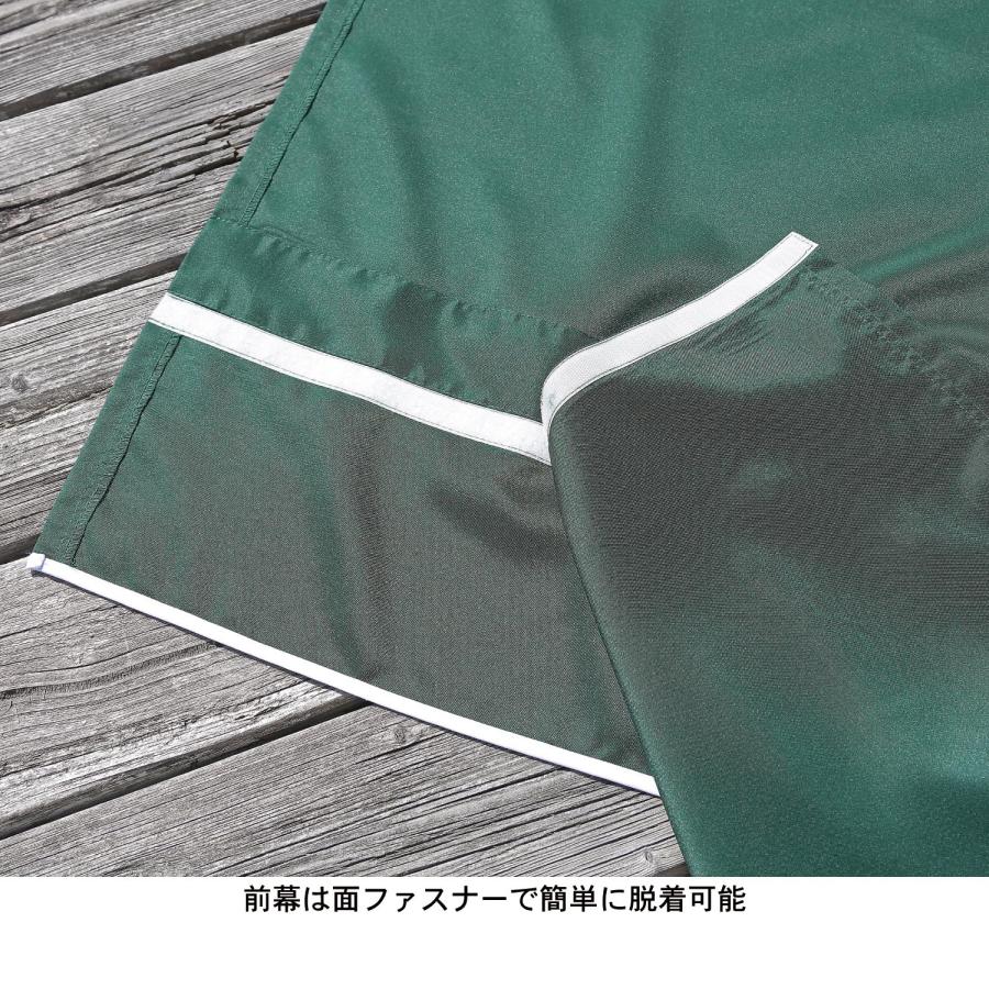 物干し竿 物干しスタンド 物干し台 ベランダ 屋外 物干し 洗濯物干し ベランダ物干し 突っ張り 洗濯竿 オーニング付き シンプル 新生活 幅300cm 前幕ありの画像