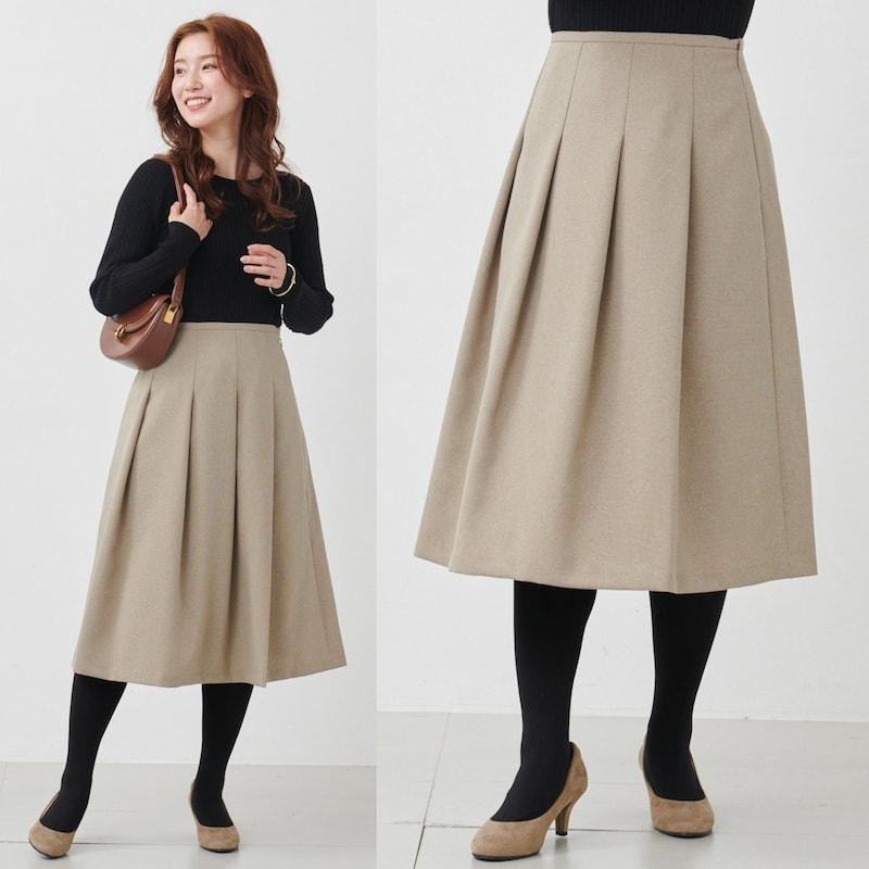 スカート 女性 レディース ロング しわになりにくい 上品 ロング