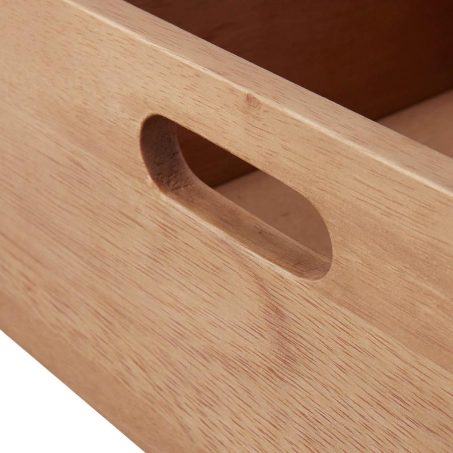 木製インテリアトレイ　小物置き シンプルラック用木製トレイ（収納ボックス/バスケット/小物収納