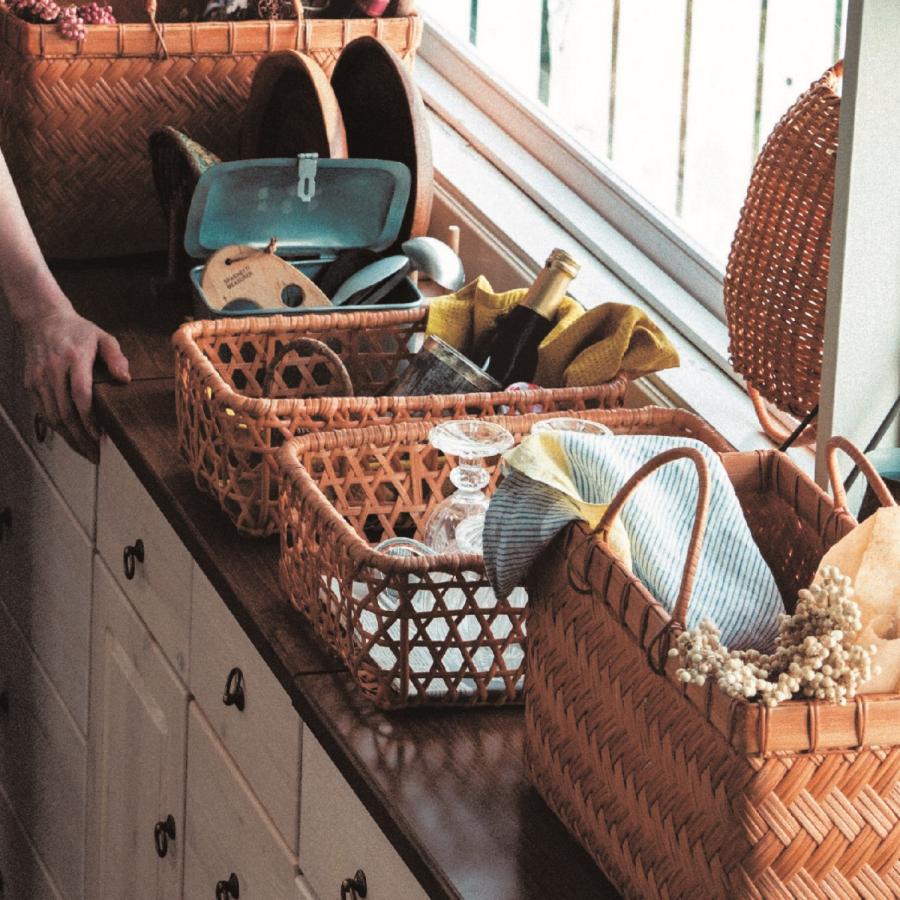 ベルメゾン（BELLE MAISON） バスケット 収納バスケット 収納かご 収納