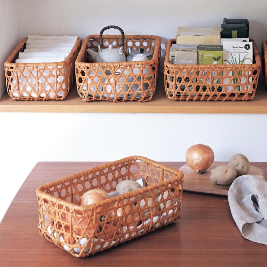 ベルメゾン（BELLE MAISON） バスケット 収納バスケット 収納かご 収納